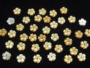 [Video] High Quality Yellow Shell AAA Flower 8mm Center Hole 4pcs