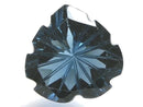 [Video][One of a kind] London Blue Topaz AAA Loose stone Carved Faceted 1pc NO.7