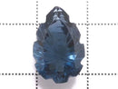 [Video][One of a kind] London Blue Topaz AAA Loose stone Carved Faceted 1pc NO.13