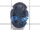 [Video][One of a kind] London Blue Topaz AAA Loose stone Carved Faceted 1pc NO.18