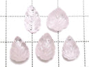 [Video][One of a kind] Morganite AAA- Carved Loose stone 5pcs Set No.7