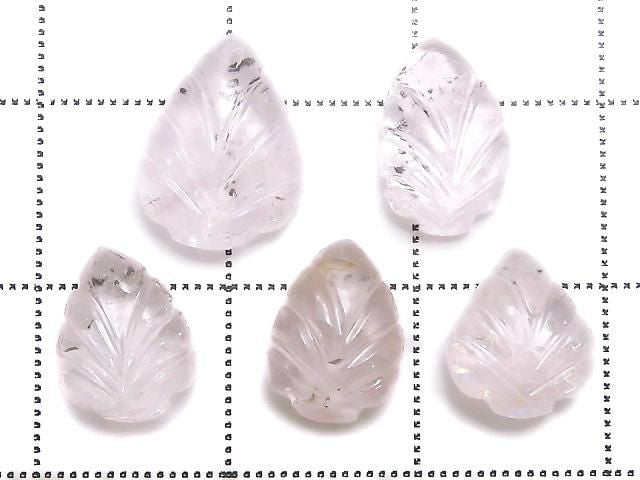 [Video][One of a kind] Morganite AAA- Carved Loose stone 5pcs Set No.8