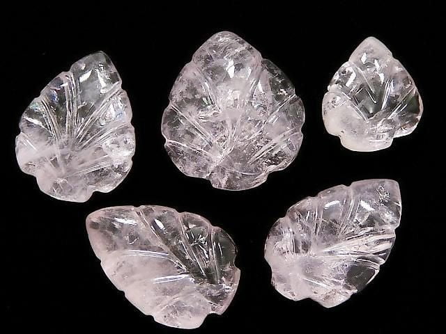 [Video][One of a kind] Morganite AAA- Carved Loose stone 5pcs Set No.9