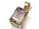 [Video][One of a kind] High Quality Ametrine AAA Faceted Pendant 18KGP NO.247