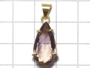 [Video][One of a kind] High Quality Ametrine AAA Faceted Pendant 18KGP NO.250
