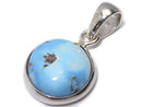 [Video][One of a kind] Kazakhstan Golden Hill Turquoise Pendant Silver925 NO.37