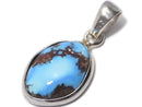 [Video][One of a kind] Kazakhstan Golden Hill Turquoise Pendant Silver925 NO.38