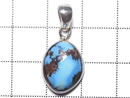 [Video][One of a kind] Kazakhstan Golden Hill Turquoise Pendant Silver925 NO.38