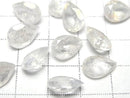 [Video] Aqua Crystal AAA- Loose stone Pear shape Faceted 12x8mm 2pcs