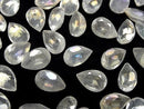 [Video] Aqua Crystal AAA- Loose stone Pear shape Faceted 12x8mm 2pcs