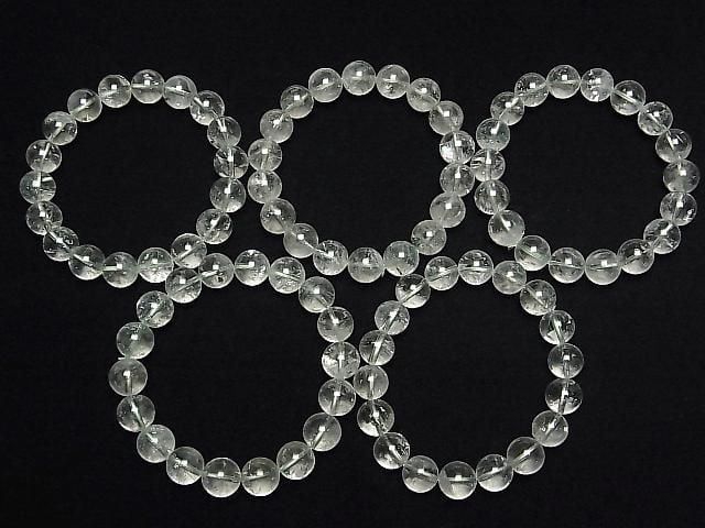 [Video] Green Amethyst Iris Quartz AA++ Round 11mm Bracelet