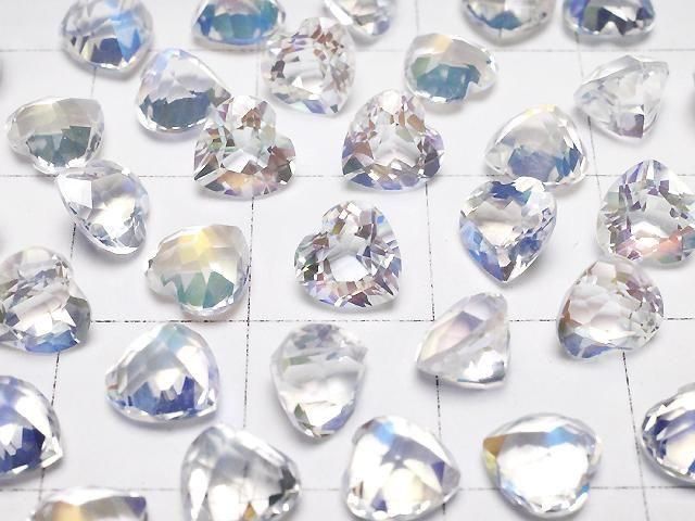 [Video] High Quality Andesine Labradorite AAAA Loose Stone Heart Shape Faceted 6x6mm 1pc