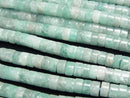 [Video] Amazonite AA Rondelle (Heishi) 4x4x2mm 1strand beads (approx. 15 inches/36 cm)