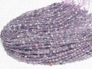 [Video] Lepidolite AA Vertical Hole Heart 6x6mm 1strand beads (approx. 14 inches/34 cm)