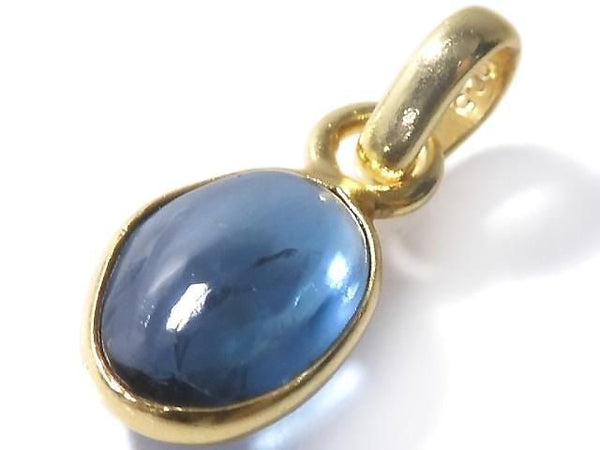 [Video][One of a kind] High Quality London Blue Topaz AAA Pendant 18KGP NO.19
