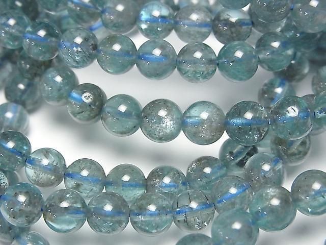 [Video] Blue Apatite AA Round 6mm Bracelet