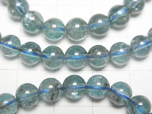 [Video] Blue Apatite AA Round 6mm Bracelet