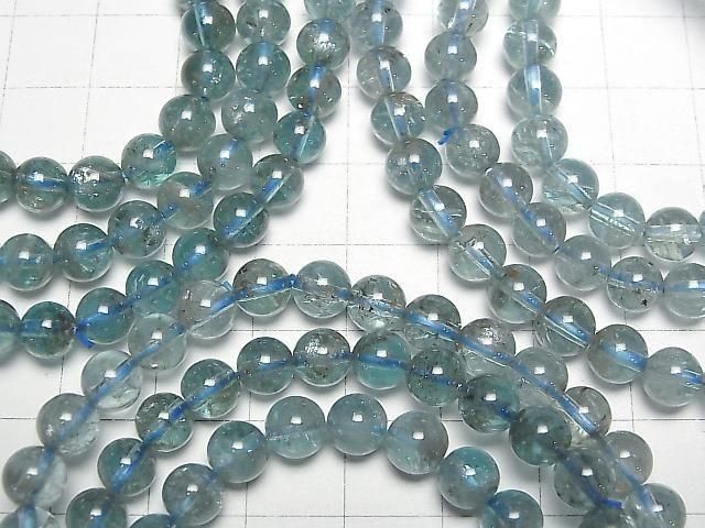 [Video] Blue Apatite AA Round 6mm Bracelet