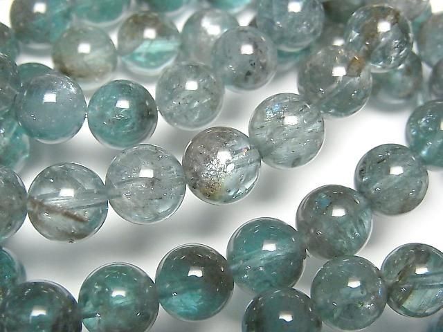 [Video] Blue Apatite AA Round 8mm Bracelet