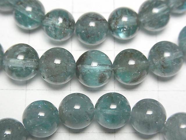 [Video] Blue Apatite AA Round 8mm Bracelet