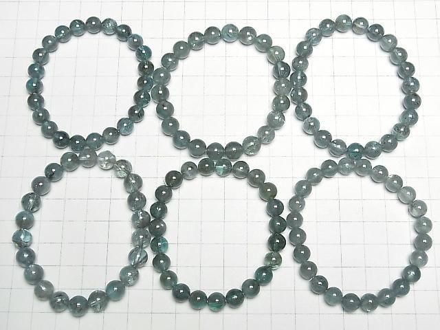 [Video] Blue Apatite AA Round 8mm Bracelet