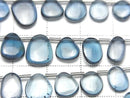 [Video] High Quality London Blue Topaz AAA Slice Nuggets (Half or 1 Strand) (32pcs)