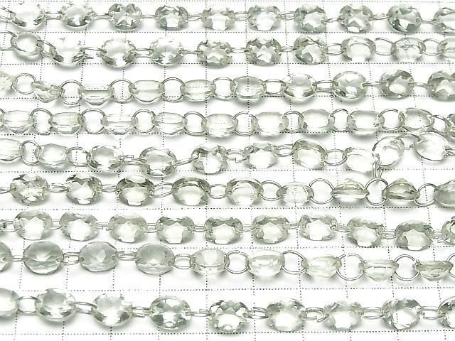 [Video] High Quality Green Amethyst AAA- Oval Faceted 9x7mm [Double Hole] Half or 1strand beads (16pcs)