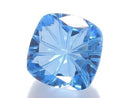 [Video][One of a kind] Swiss Blue Topaz AAA Loose stone Carved Faceted 1pc NO.2