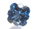 [Video][One of a kind] London Blue Topaz AAA Loose stone Carved Faceted 1pc NO.23