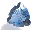 [Video][One of a kind] London Blue Topaz AAA Loose stone Carved Faceted 1pc NO.24