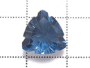 [Video][One of a kind] London Blue Topaz AAA Loose stone Carved Faceted 1pc NO.24
