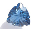 [Video][One of a kind] London Blue Topaz AAA Loose stone Carved Faceted 1pc NO.26