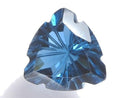 [Video][One of a kind] London Blue Topaz AAA Loose stone Carved Faceted 1pc NO.27