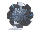 [Video][One of a kind] London Blue Topaz AAA Loose stone Carved Faceted 1pc NO.28