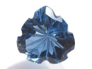 [Video][One of a kind] London Blue Topaz AAA Loose stone Carved Faceted 1pc NO.29