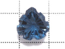 [Video][One of a kind] London Blue Topaz AAA Loose stone Carved Faceted 1pc NO.29