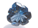 [Video][One of a kind] London Blue Topaz AAA Loose stone Carved Faceted 1pc NO.31