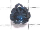 [Video][One of a kind] London Blue Topaz AAA Loose stone Carved Faceted 1pc NO.31