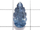 [Video][One of a kind] London Blue Topaz AAA Loose stone Carved Faceted 1pc NO.32