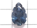 [Video][One of a kind] London Blue Topaz AAA Loose stone Carved Faceted 1pc NO.33