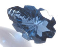 [Video][One of a kind] London Blue Topaz AAA Loose stone Carved Faceted 1pc NO.36
