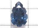 [Video][One of a kind] London Blue Topaz AAA Loose stone Carved Faceted 1pc NO.36
