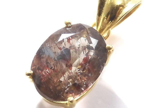 [Video][One of a kind] Elestial Quartz AAA- Pendant 18KGP NO.178