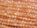 [Video] High Quality! Sunstone AAA- Cube Shape 2x2x2mm 1strand beads (aprx.15inch/37cm)