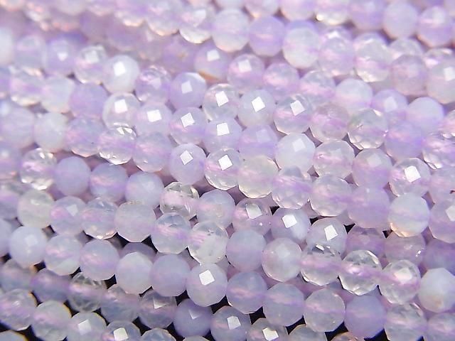 [Video] High Quality! Scorolite AA++ Faceted Round 3mm 1strand beads (aprx.15inch/37cm)
