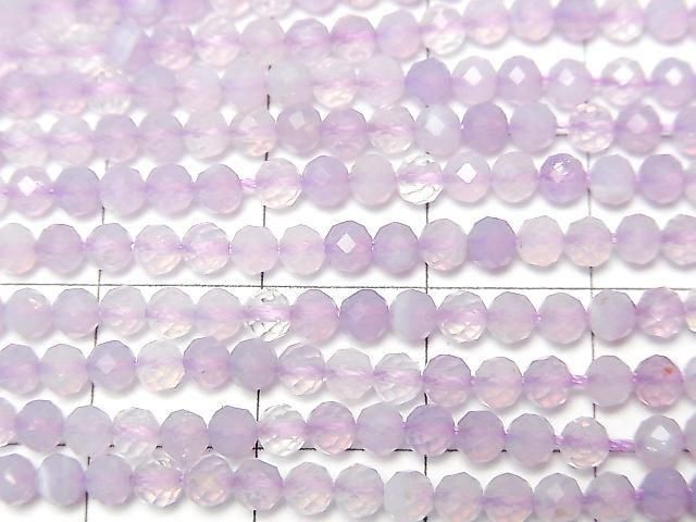 [Video] High Quality! Scorolite AA++ Faceted Round 3mm 1strand beads (aprx.15inch/37cm)