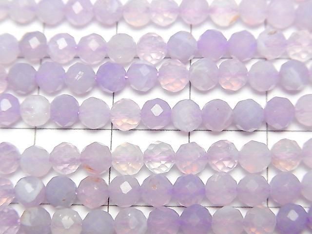 [Video] High Quality! Scorolite AA++ Faceted Round 4mm 1strand beads (aprx.15inch/38cm)