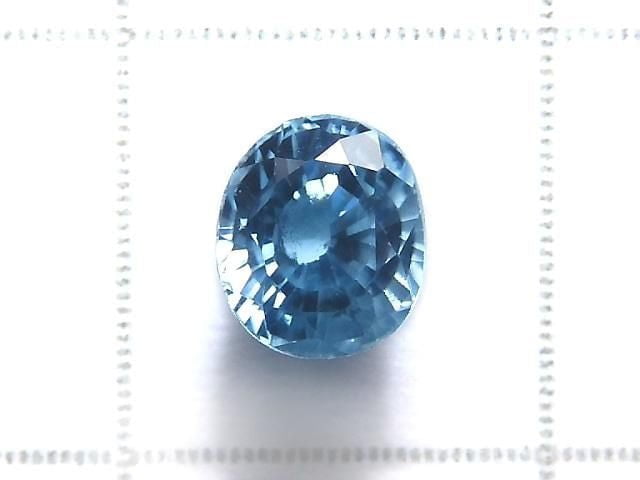 [Video][One of a kind] High Quality Natural Blue Zircon AAA Loose Faceted Stone 1pc NO.36