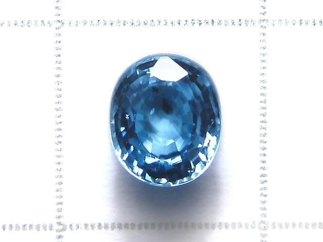 [Video][One of a kind] High Quality Natural Blue Zircon AAA Loose Faceted Stone 1pc NO.40