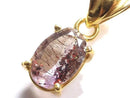[Video][One of a kind] Elestial Quartz AAA- Pendant 18KGP NO.185